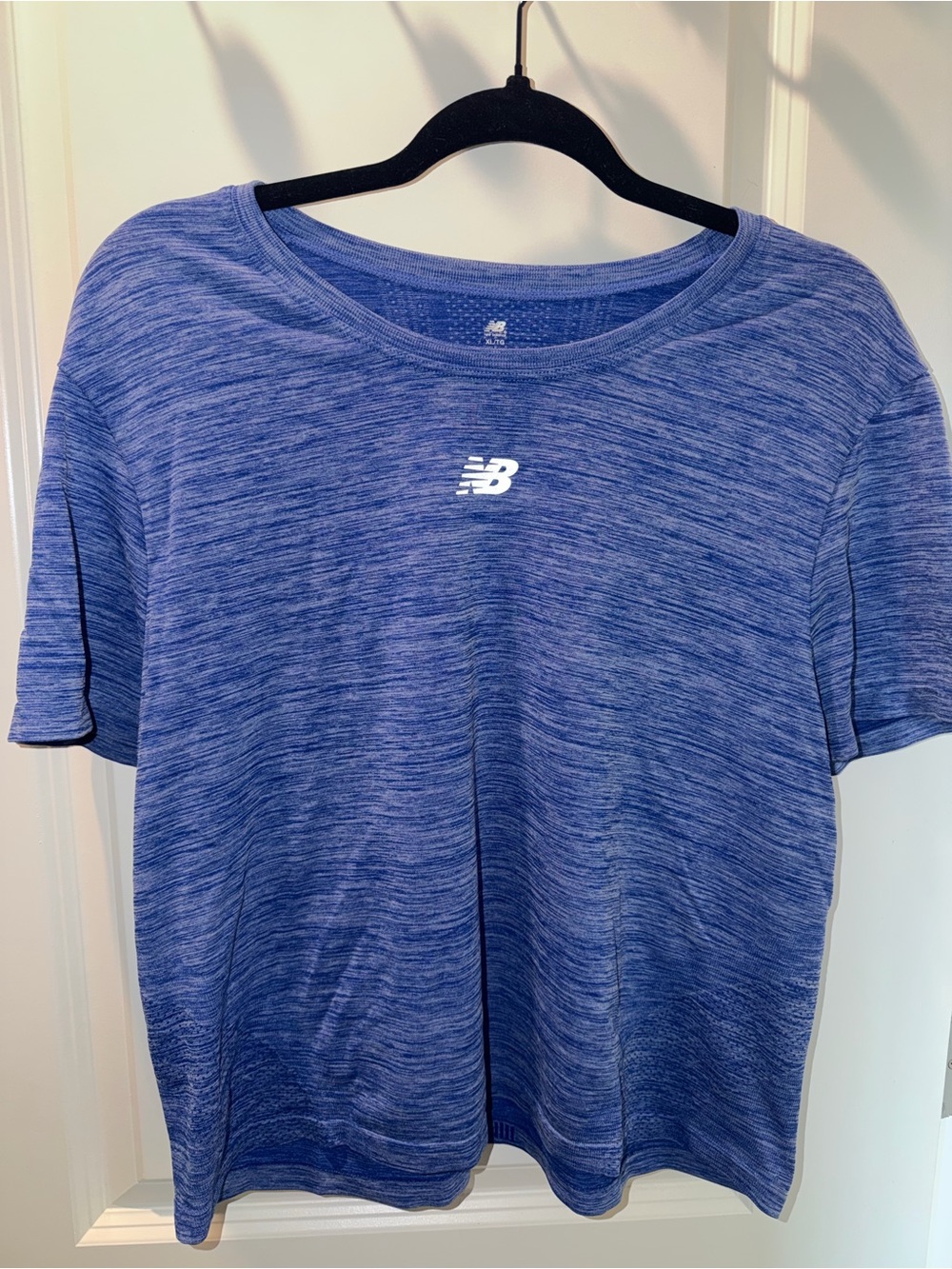 New Balance women’s athletic tee| Blue Heather